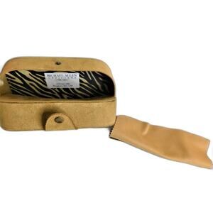 Rye & Lye Future Retro Eyewear Suede Animal Print Eyeglass Sunglass Case